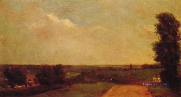 Vista hacia el paisaje romántico de Dedham John Constable Pinturas al óleo